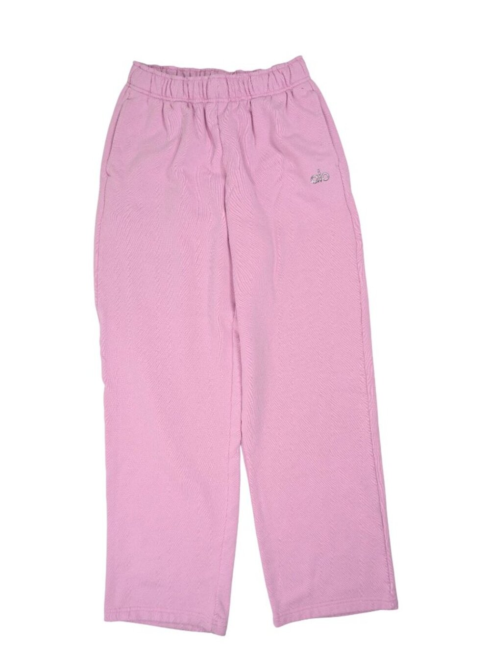 ALO Yoga Accolade Straight Leg Sweatpants in Candy Heart Pink